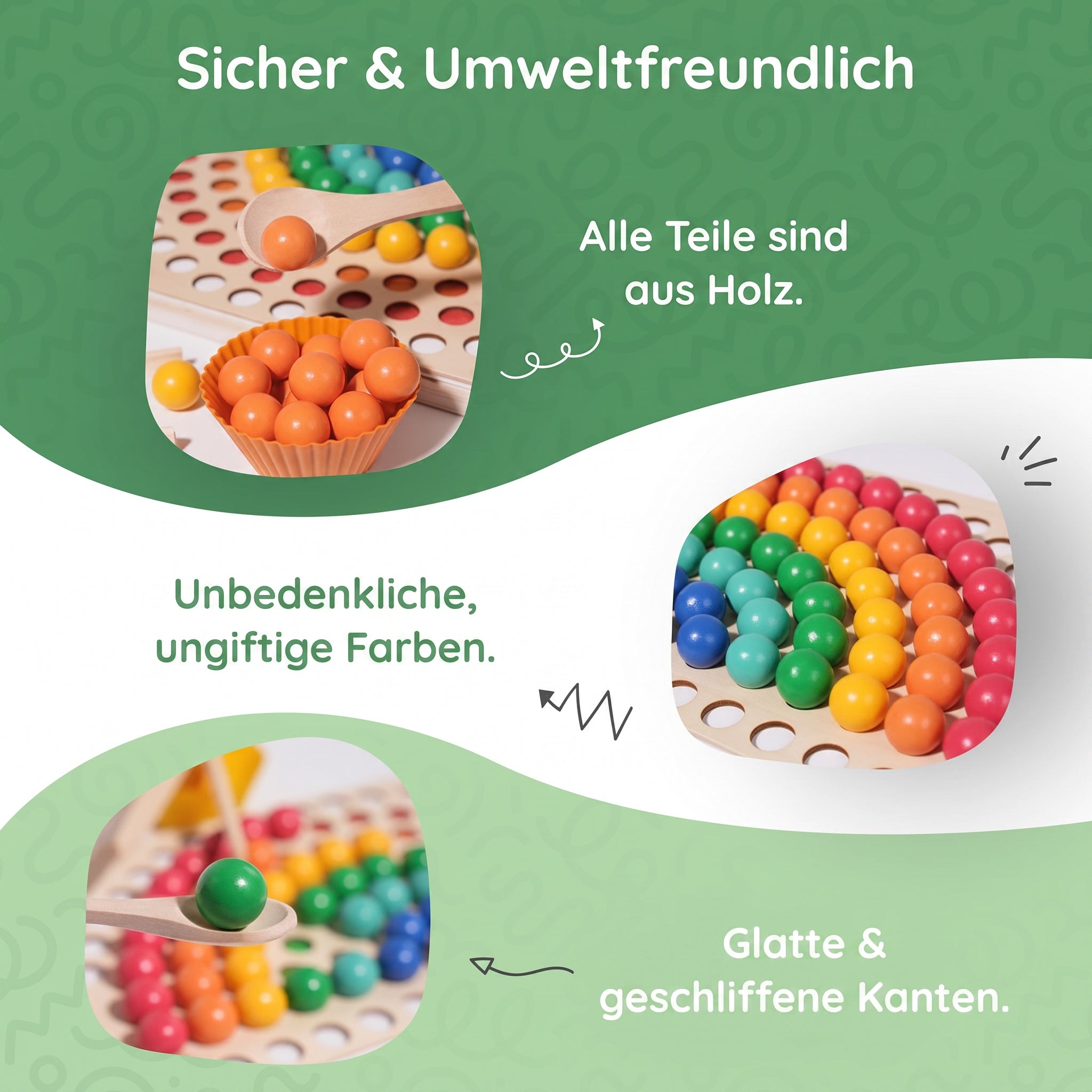 Montessori-Regenbogenperlen