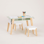 Doppelte Montessori Kreativschreibtisch