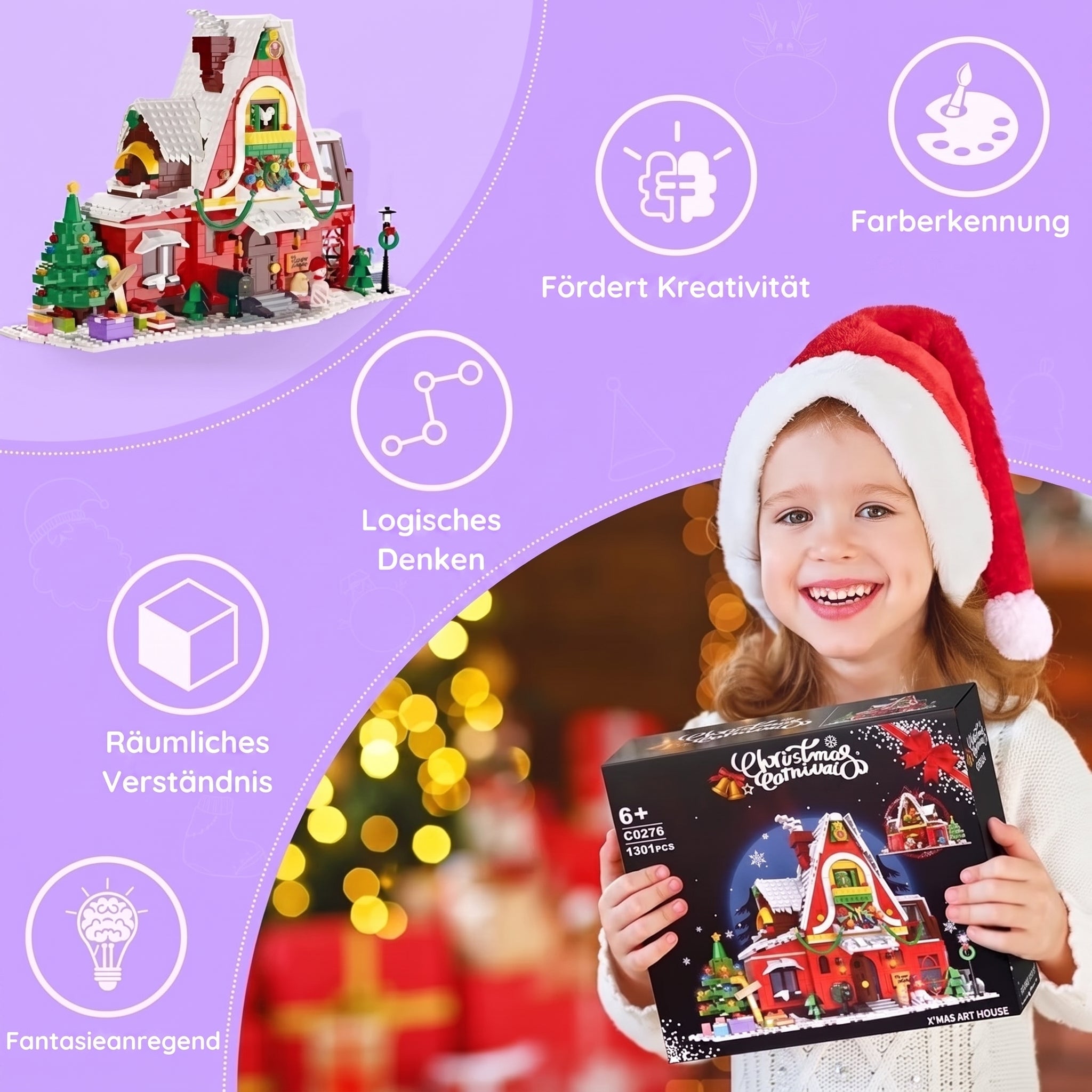 Montessori-Weihnachtshaus