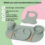 Montessori-Geschirrset aus Silikon für Babys