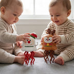 Montessori-Spielzeug: Weihnachtsfiguren mit Tentakeln