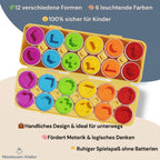 Montessori-Eier in geometrischen Formen