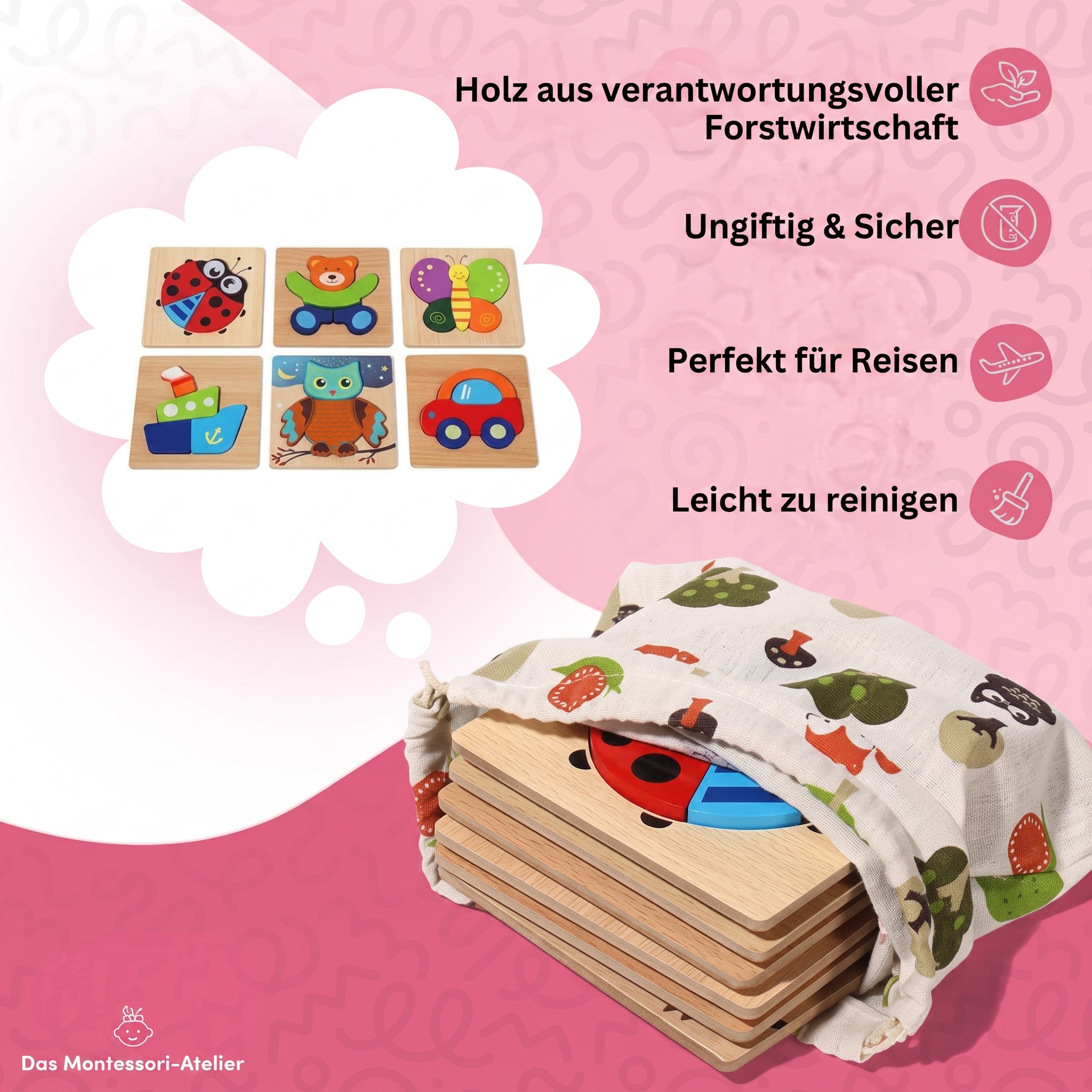 Montessori-Lernpuzzle