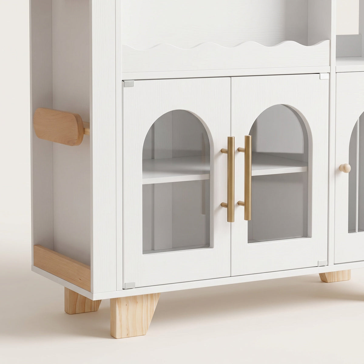 Montessori-Bücherregal aus Holz