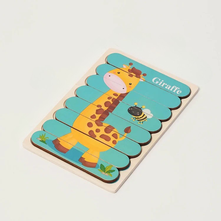 Zweiseitige Montessori-Puzzles