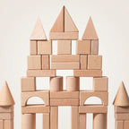 Montessori-Bausteine aus Naturholz