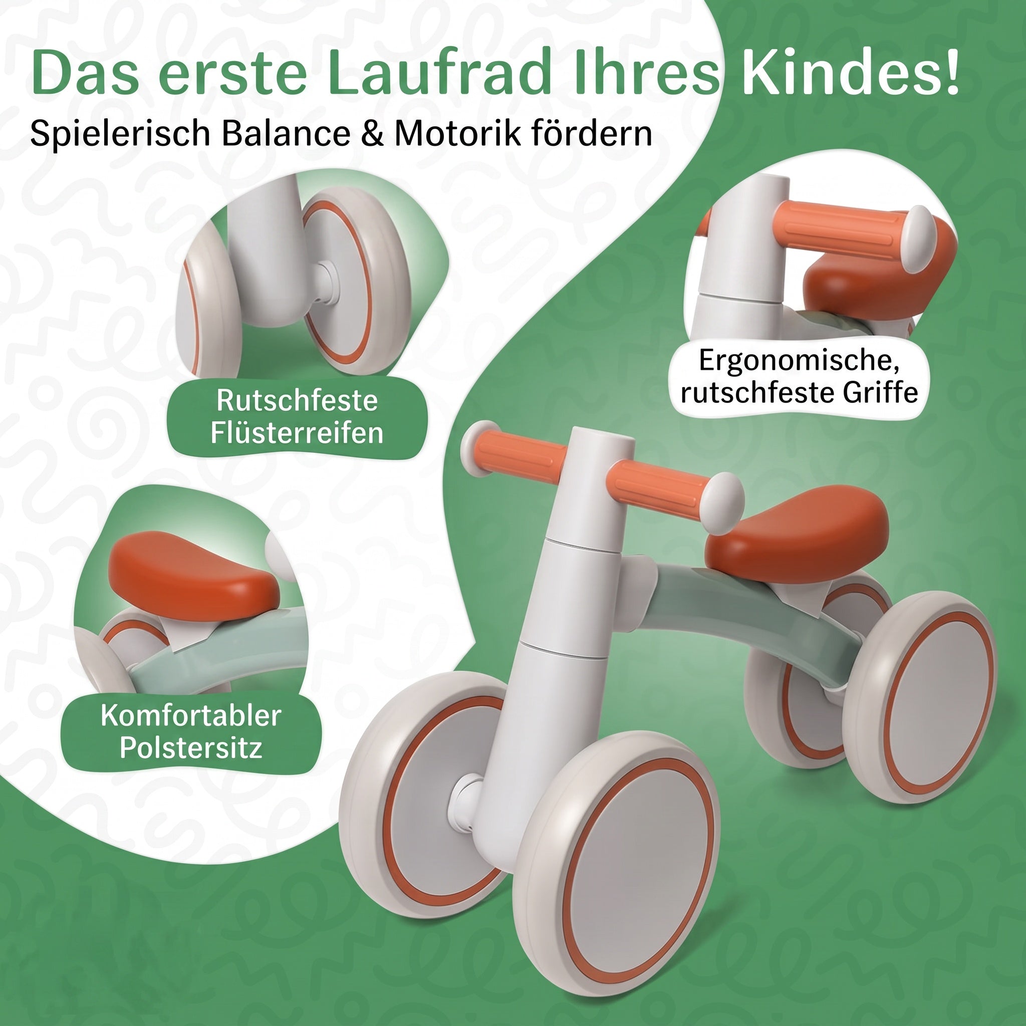 Montessori-Laufrad für Babys