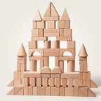 Montessori-Bausteine aus Naturholz