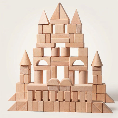 Montessori Naturholzbausteine