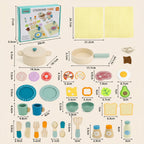 Montessori-Picknick-Set aus Holz