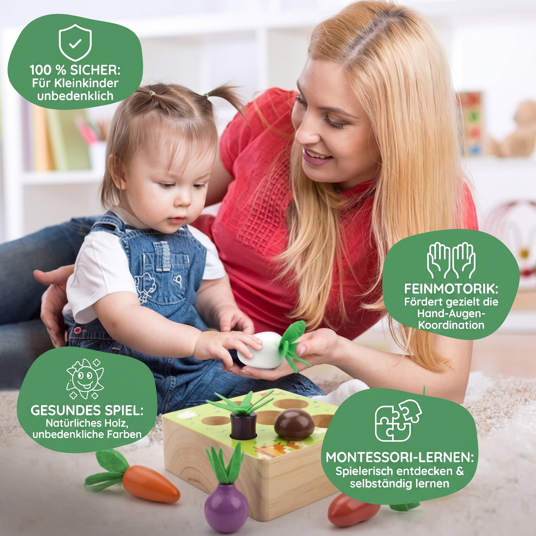 Montessori-Gemüseset