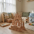 Montessori-Bausteine aus Naturholz