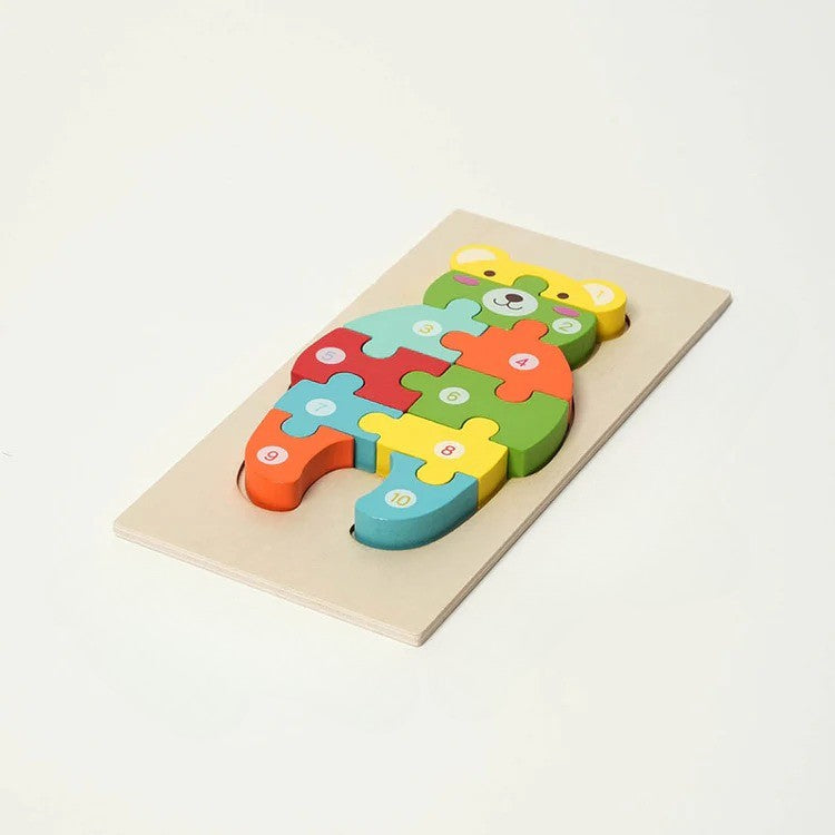 Montessori-Holzpuzzle