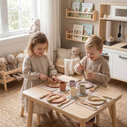 Montessori-Geschirrset aus Holz
