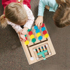 Montessori-Puzzle zum Sortieren nach Farben