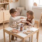 Montessori-Geschirrset aus Holz
