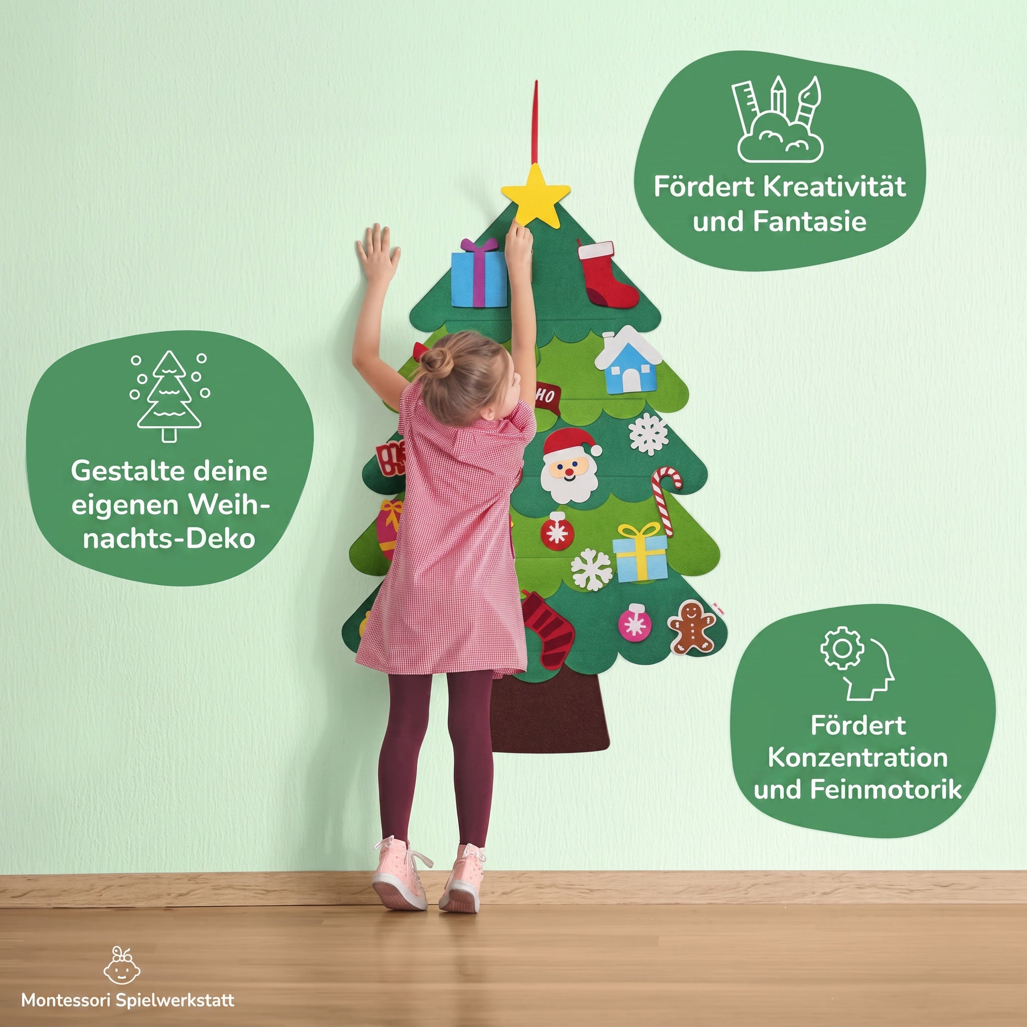 Montessori-Weihnachtsbaum