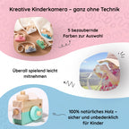 Montessori-Kamera aus Holz