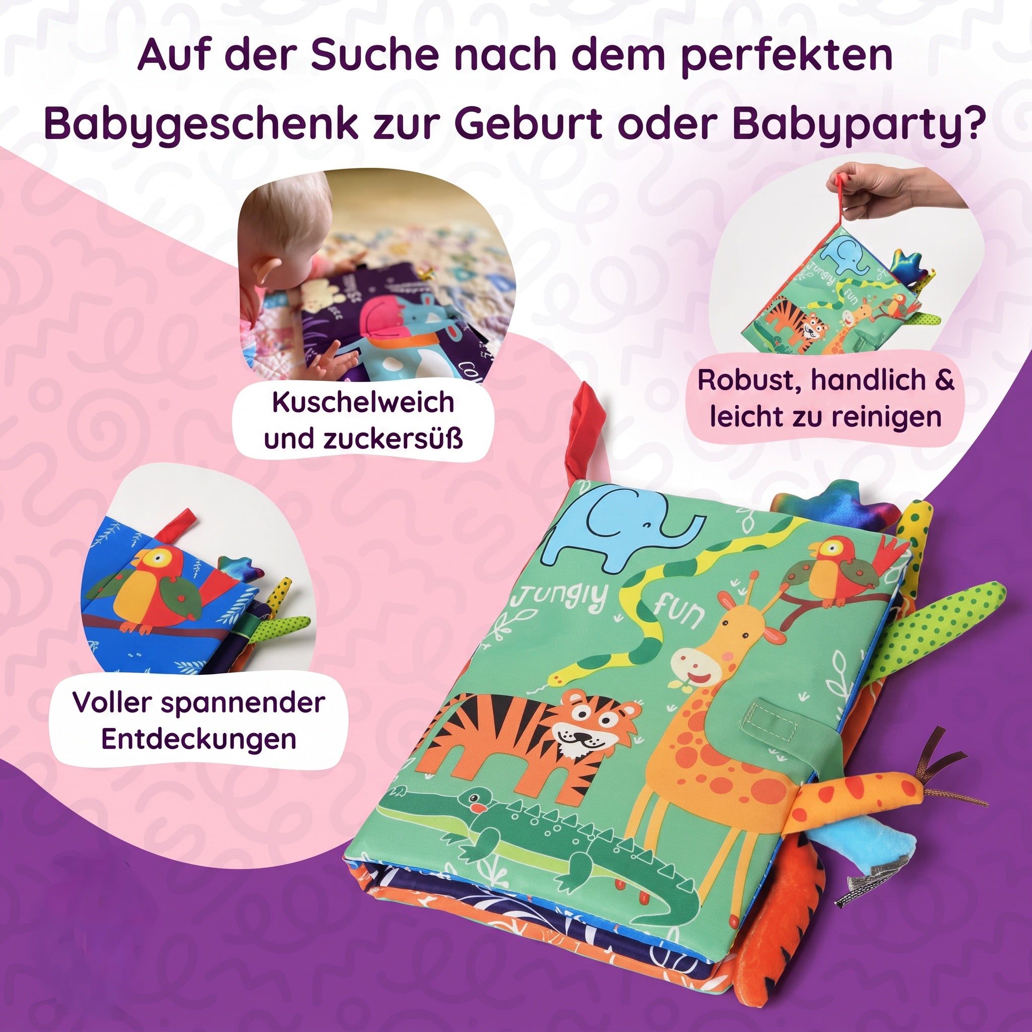 Montessori-Pappbilderbuch für Babys