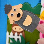 Interaktives Montessori-Pappbilderbuch