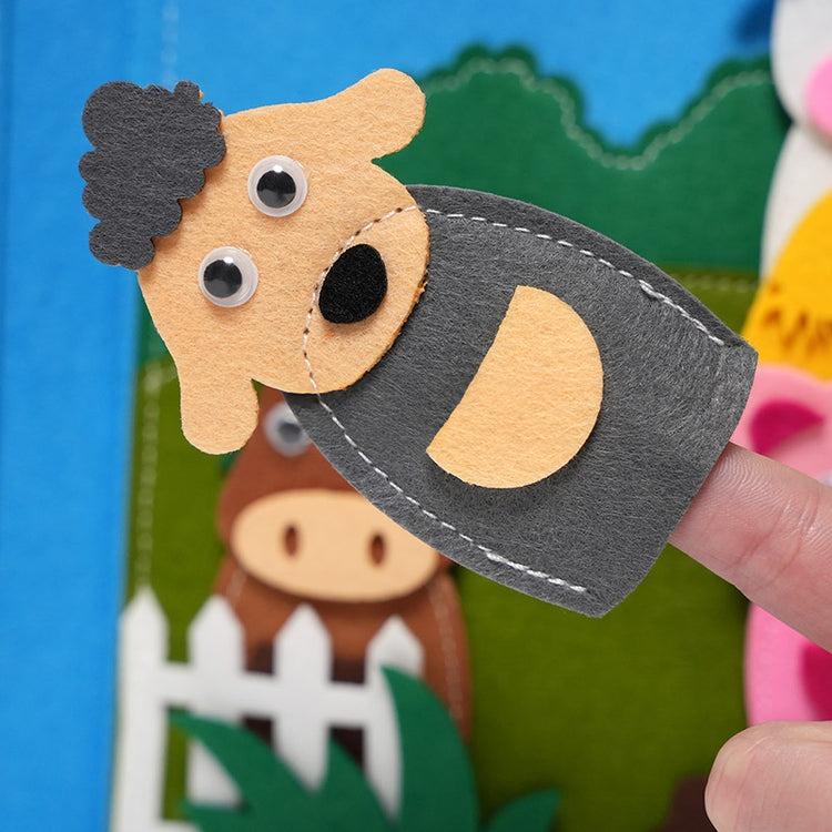 Interaktives Montessori-Pappbilderbuch