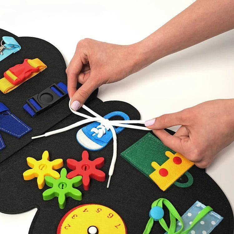 Montessori-Aktivitäten-Tafel „Dinosaurier“