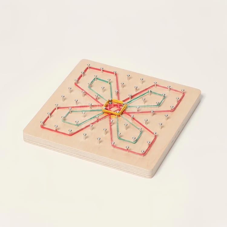 Montessori-Geometrie-Tafel aus Holz