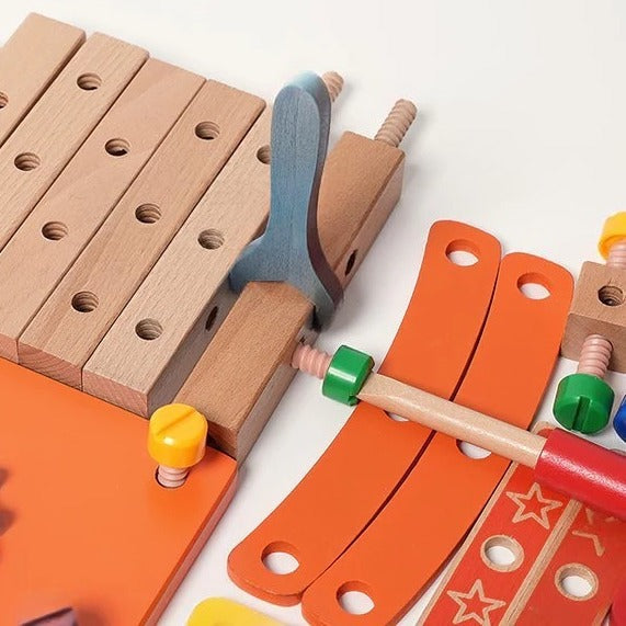 Ein lustiger Montessori-Stuhl zum Selberbauen