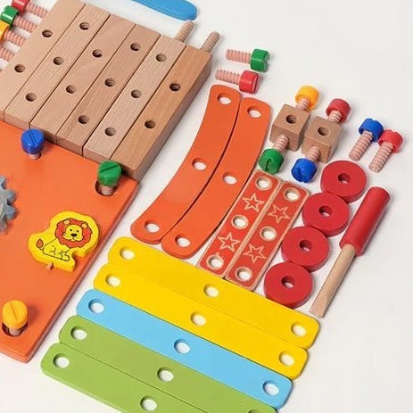 Ein lustiger Montessori-Stuhl zum Selberbauen
