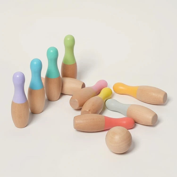 Montessori-Bowlingspiel