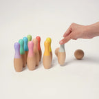 Montessori-Bowlingspiel