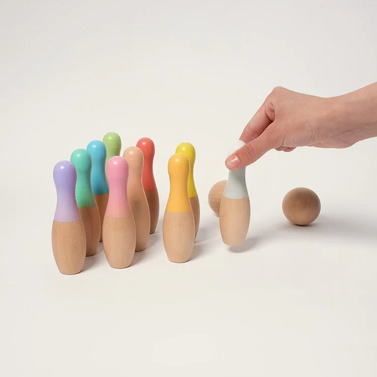 Montessori-Bowlingspiel