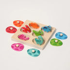 Montessori-Puzzle „Das Schlüpfen des Dinosauriers“