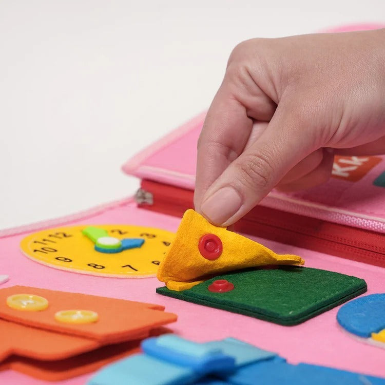 Interaktiver Montessori-Aktivitätenbeutel