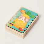 Zweiseitige Montessori-Puzzles