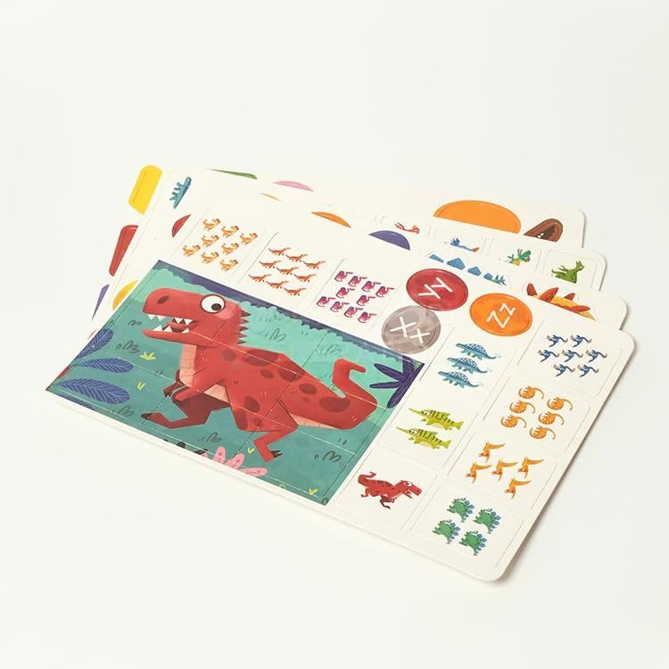 Montessori-Aktivitätsbuch mit Aufklebern