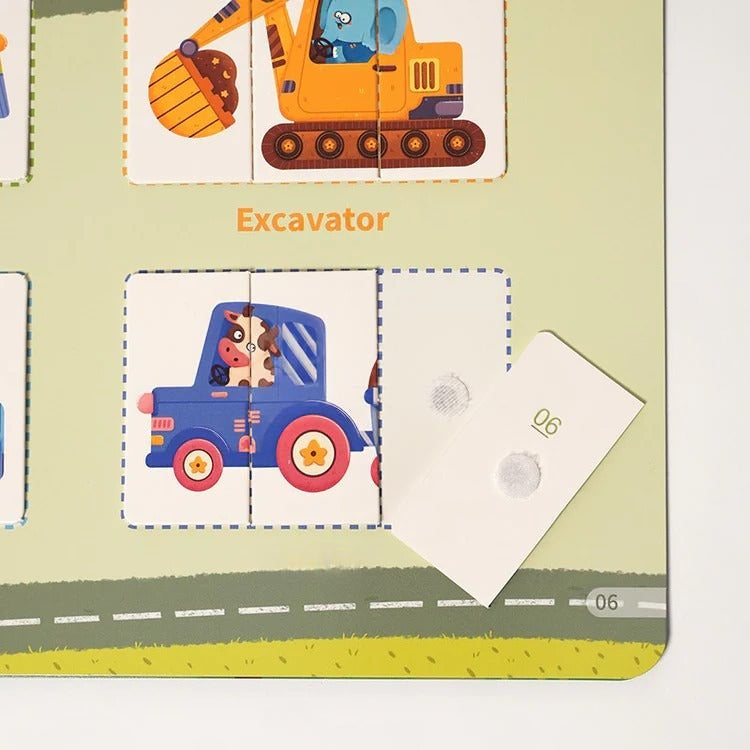 Montessori-Aktivitätsbuch mit Aufklebern