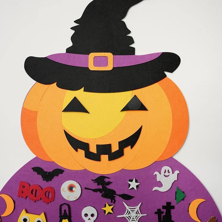 Montessori-Halloween-Kürbis