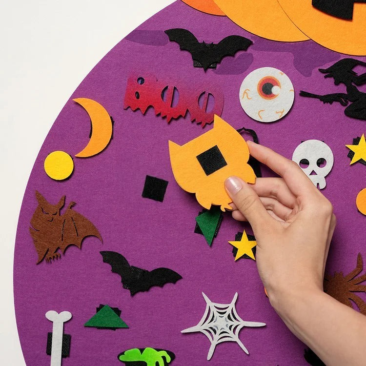 Montessori-Halloween-Kürbis