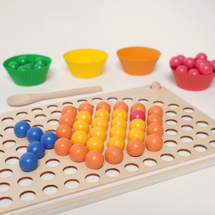 Montessori-Regenbogenperlen