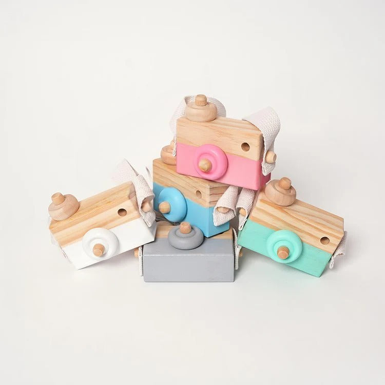 Montessori-Kamera aus Holz