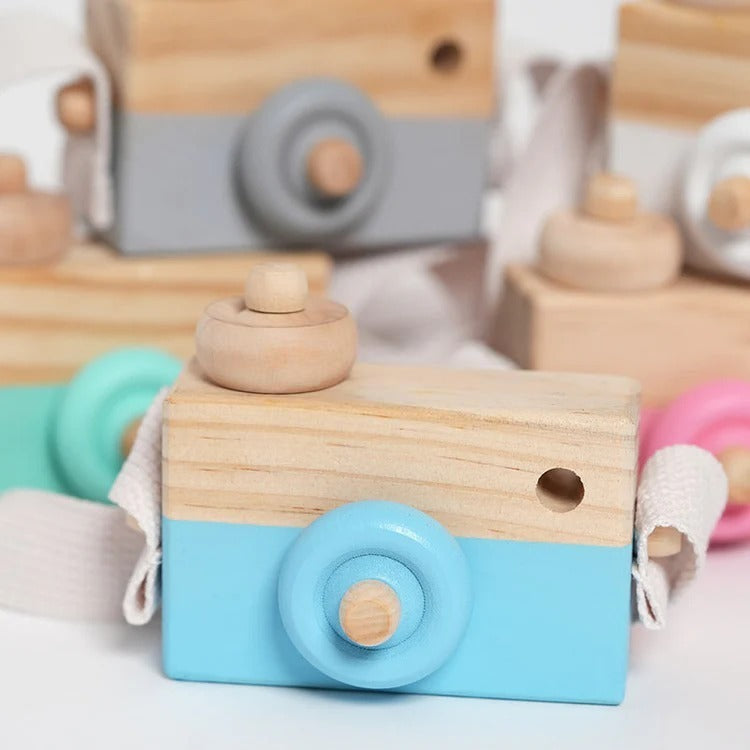 Montessori-Kamera aus Holz