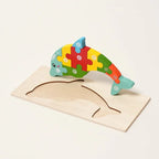 Montessori-Holzpuzzle