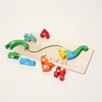 Montessori-Holzpuzzle