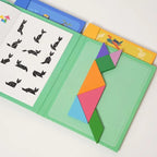 Magnetisches Tangram-Montessori-Buch