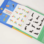 Magnetisches Tangram-Montessori-Buch