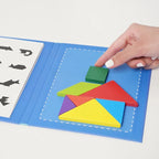 Magnetisches Tangram-Montessori-Buch