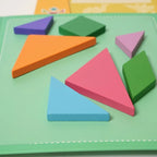 Magnetisches Tangram-Montessori-Buch