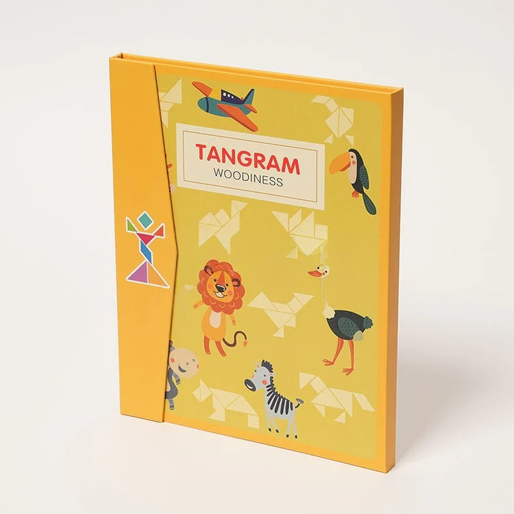Magnetisches Tangram-Montessori-Buch