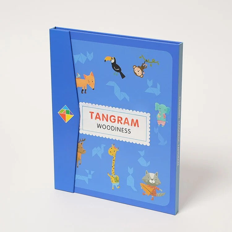 Magnetisches Tangram-Montessori-Buch